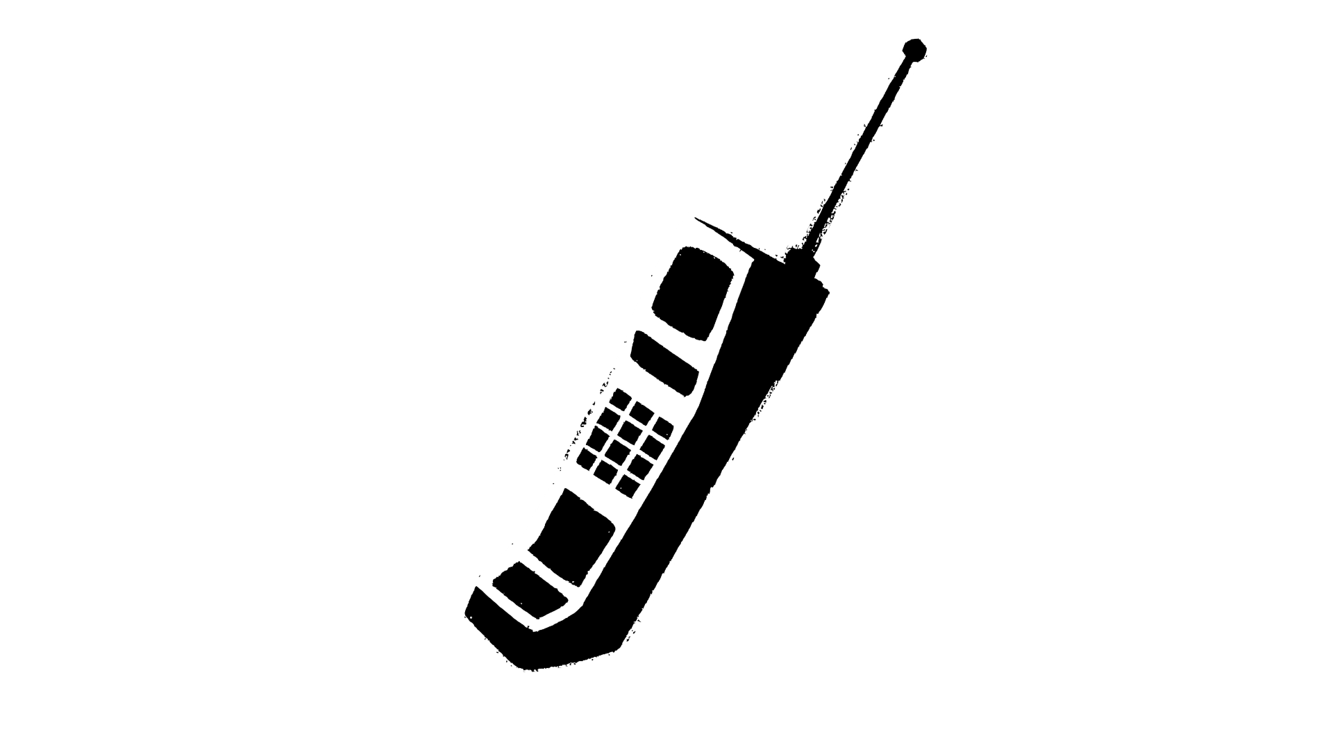 Retro brick mobile phone